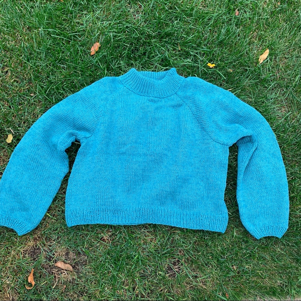 Euc:Jaggery London corto sweater, mint size 1-2